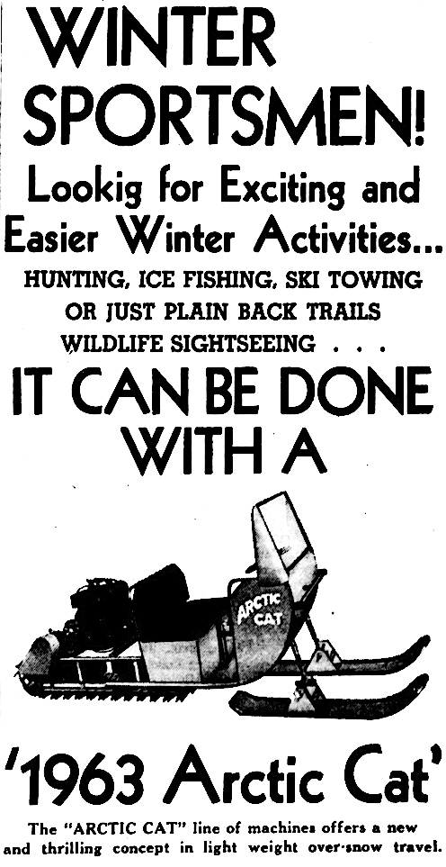 1963 ARCTIC CAT AD