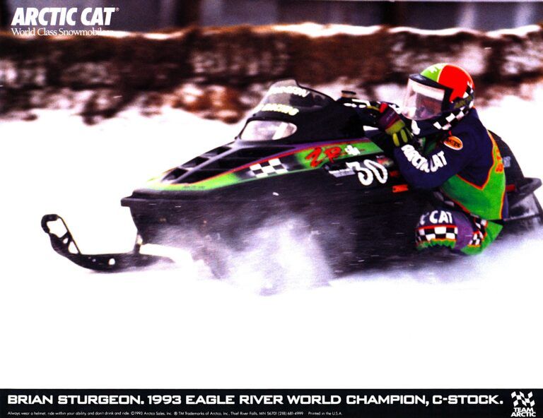 1993 ARCTIC CAT TEAM ARCTIC STURGEON AD