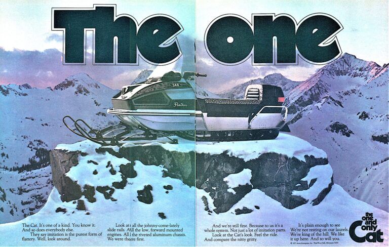 1974 ARCTIC CAT THE ONE PANTHER AD