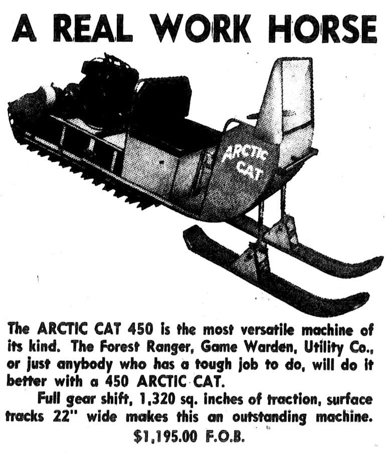 1963 ARCTIC CAT AD