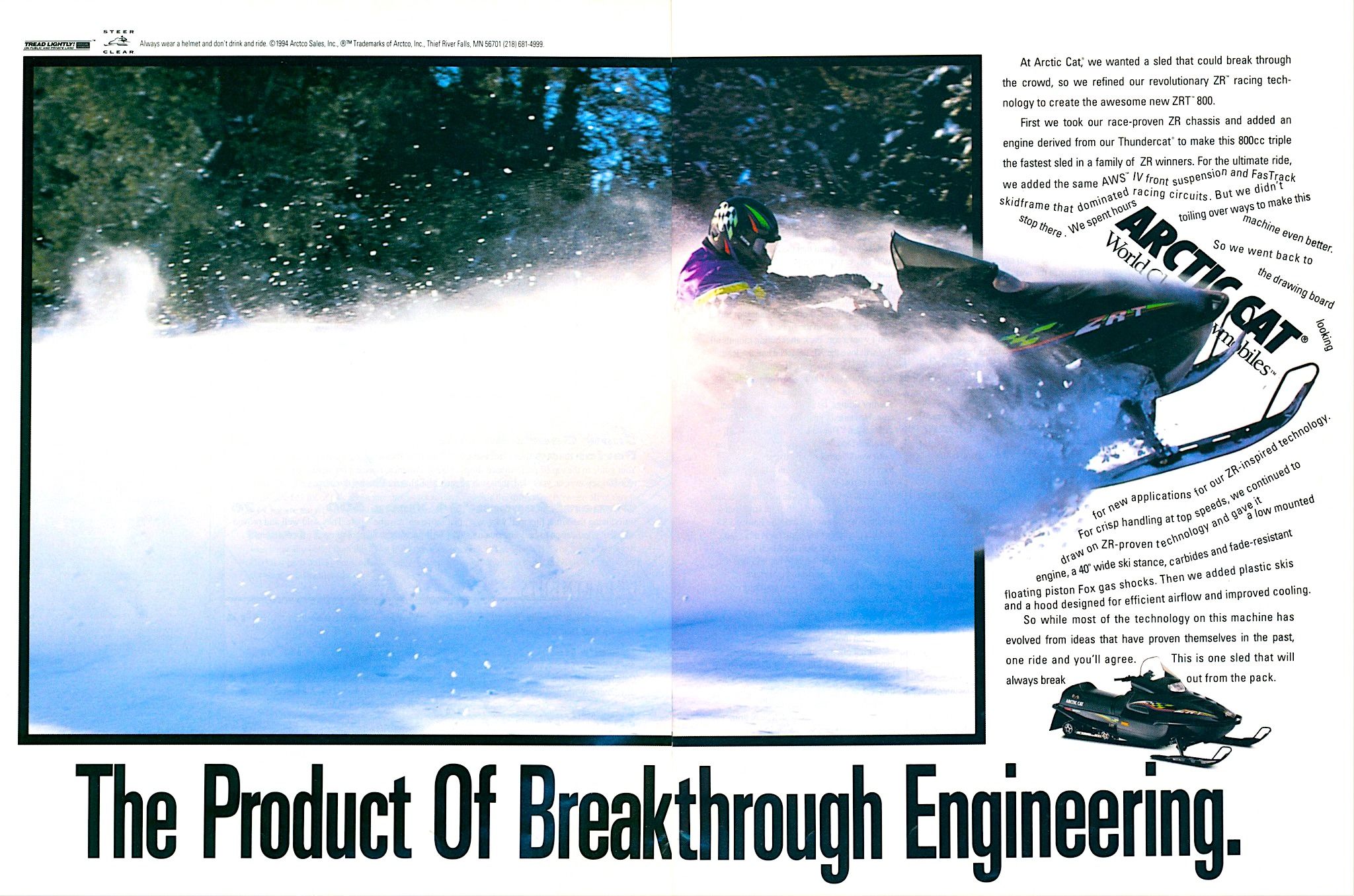 1995 ARCTIC CAT ZRT AD - ArcticInsider