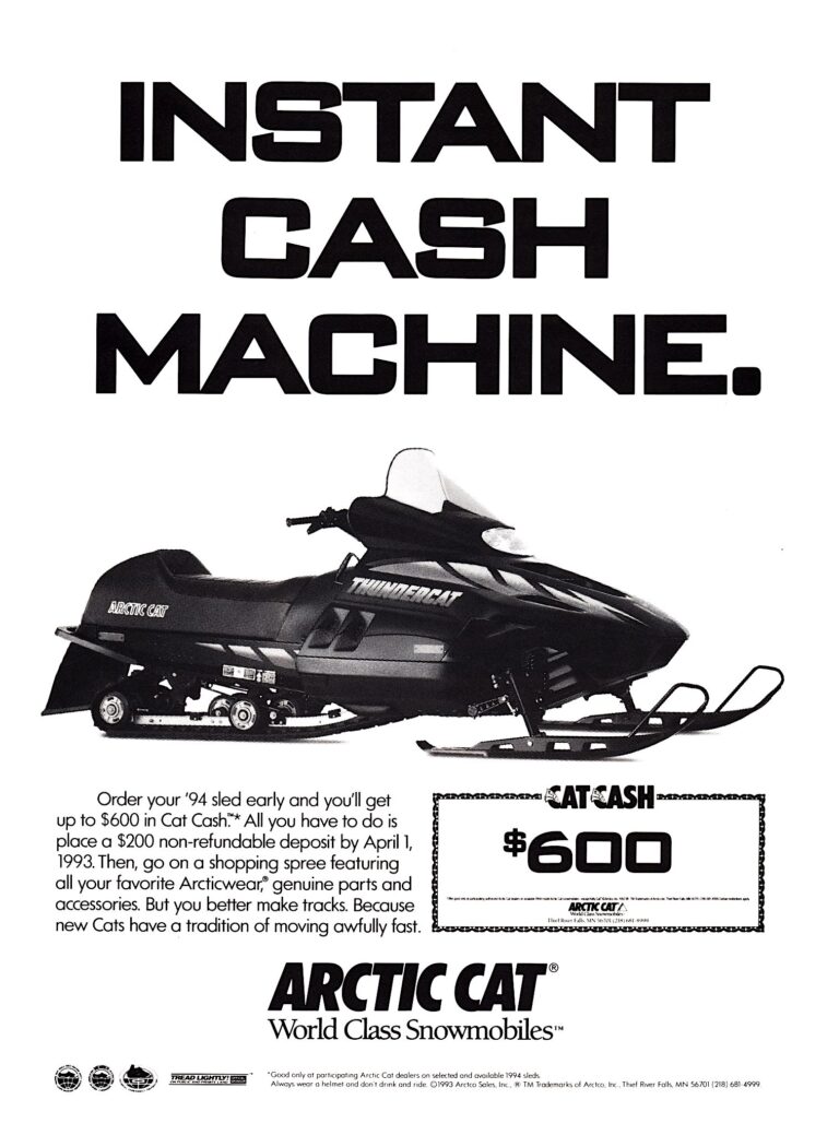 1993 ARCTIC CAT AD