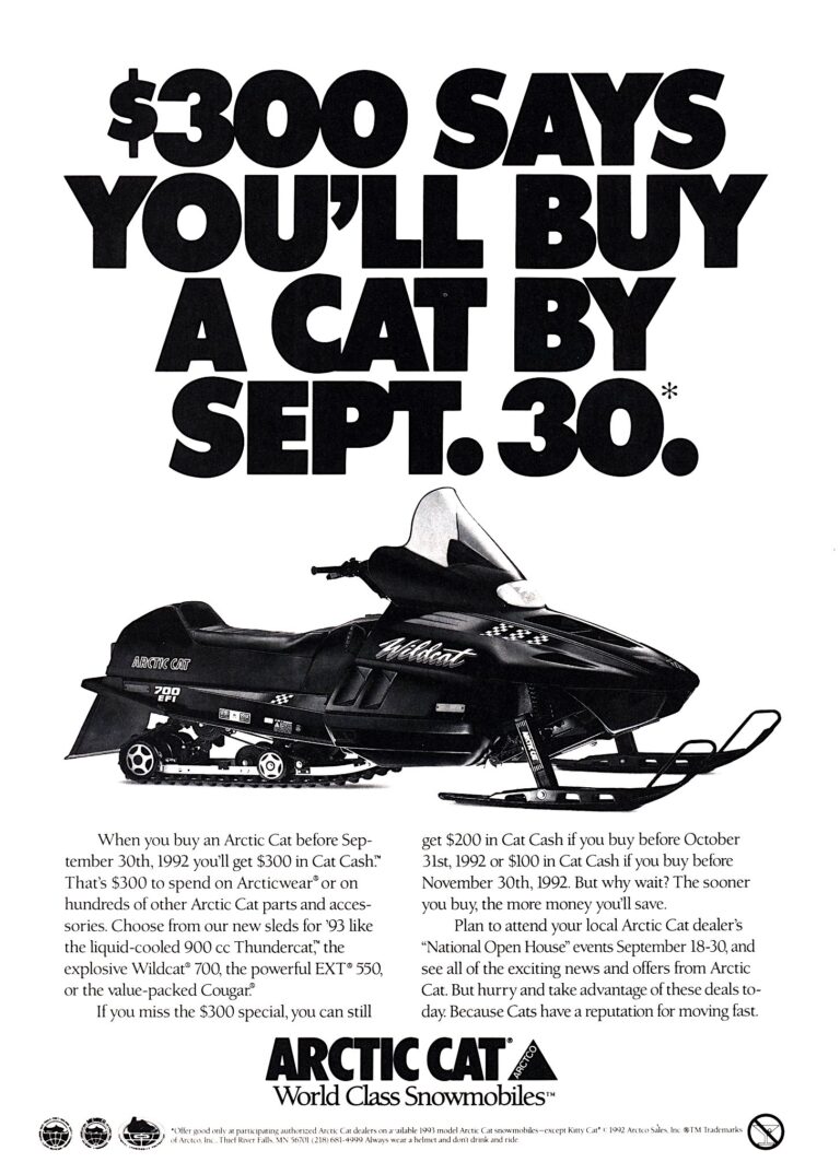 1993 ARCTIC CAT AD