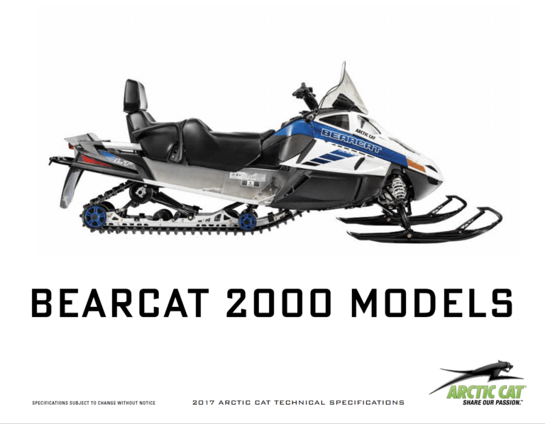 2017 ARCTIC CAT BEARCAT 2000 MEDIA KIT PDF