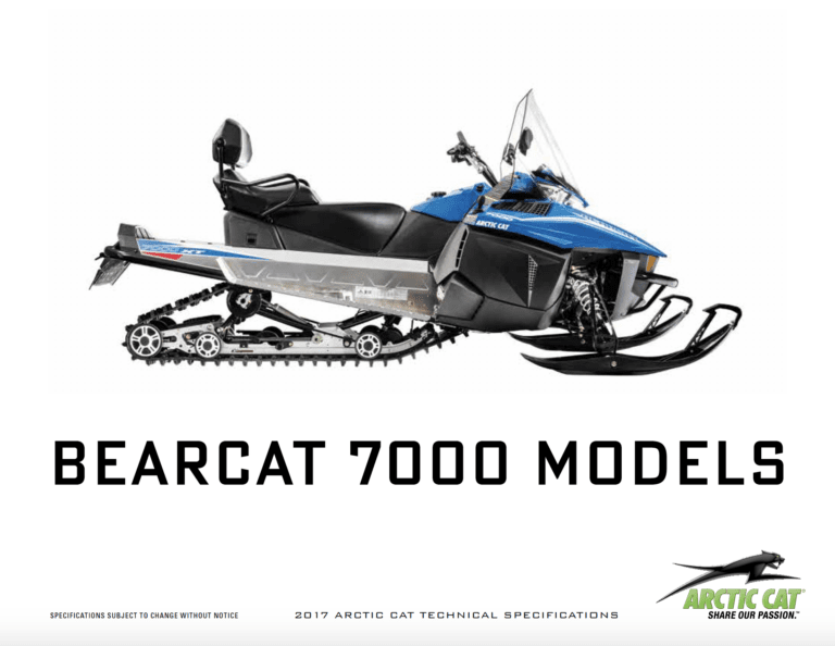 2017 ARCTIC CAT BEARCAT 7000 MEDIA KIT PDF