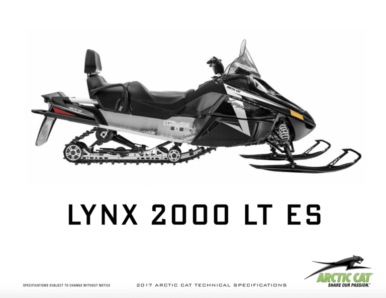 2017 ARCTIC CAT LYNX 2000 LT MEDIA KIT PDF