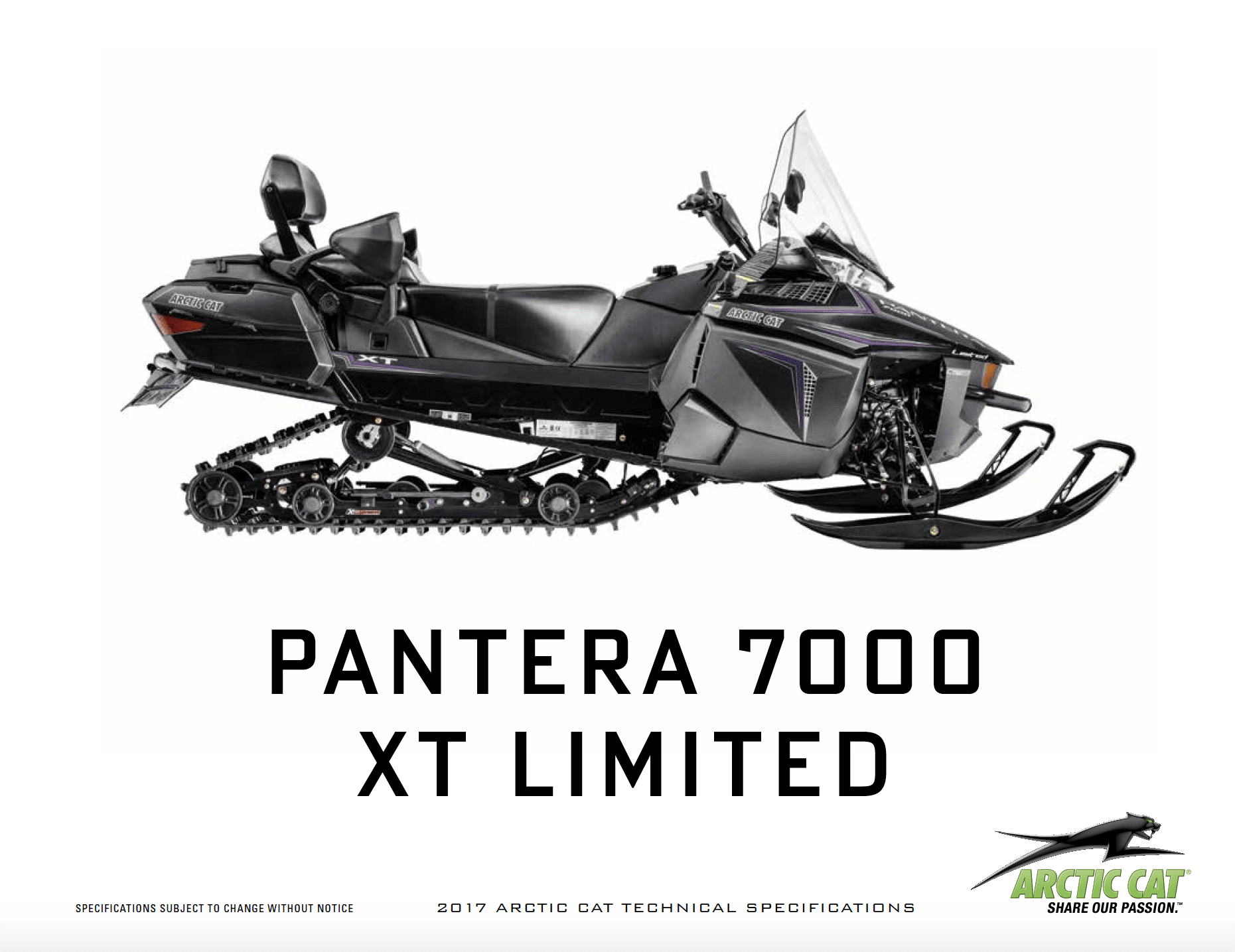 2017 ARCTIC CAT PANTERA 7000 XT LIMITED MEDIA KIT PDF ArcticInsider