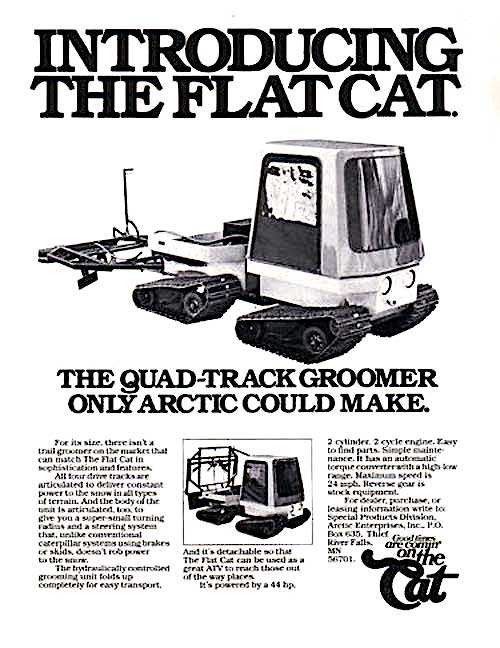 1977 ARCTIC CAT GROOMER AD